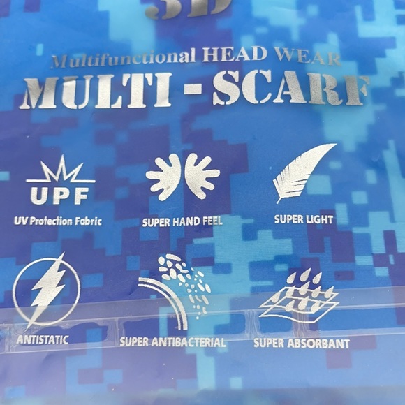 New 3D Multi-Scarf Multifunctional Headwear - Picture 3 of 3